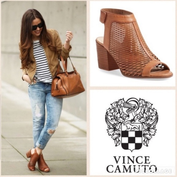 Vince Camuto Shoes - VINCE CAMUTO Lavette Leather Bootie, 7.5